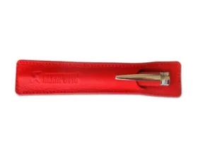 Akrapovic Red Leather Pencile Sleeve
