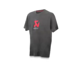 Akrapovic Large Mens Logo Grey T-Shirt