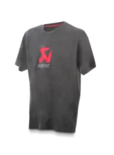 Akrapovic Large Mens Logo Grey T-Shirt                                     - 801221 - Image 2