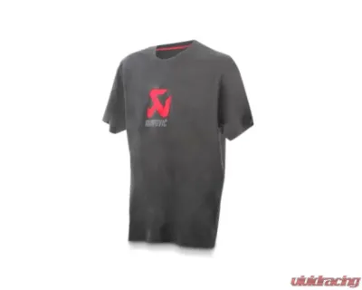 Akrapovic Large Mens Logo Grey T-Shirt - 801221