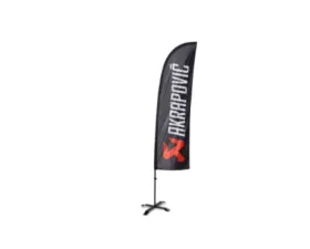 Akrapovic Small Self Standing Beach Flag Set