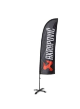 Akrapovic Small Self Standing Beach Flag Set                                     - 801587 - Image 2