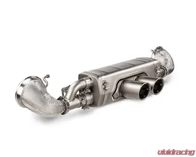 Akrapovic Titanium Slip-On Race Line w/Adapter Set Porsche 992 GT3 / GT3 Touring 2021+ - Akra-Exhaust-992-GT3