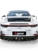 Akrapovic Titanium Slip-On Race Line w/Adapter Set Porsche 992 GT3 / GT3 Touring 2021+                                     - Akra-Exhaust-992-GT3 - Image 2