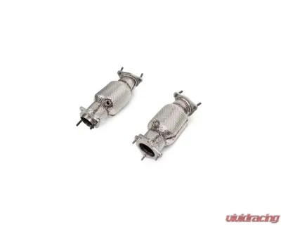 Akrapovic Stainless Steel Link Pipe Set with Catalytic Converter Chevrolet Corvette Stingray C8 2020-2024 - L-CO/SS/1