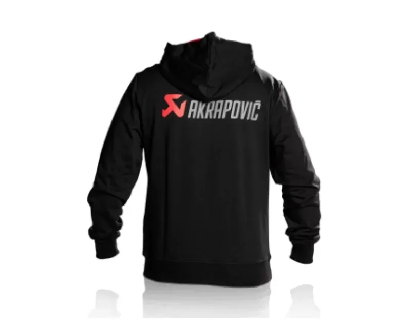 Akrapovic XXL Mens Black Akrapovic Logo Hoodie - 801750