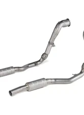 Akrapovic Link Pipe Set Stainless Steel Catted Excluding Models with 5C1 Option Code Audi RS Q8 4M 2020-2024                                     - DP/L-AU/SS/2 - Image 2