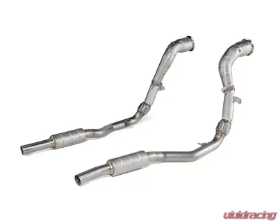Akrapovic Link Pipe Set Stainless Steel Catted Excluding Models with 5C1 Option Code Audi RS Q8 4M 2020-2024 - DP/L-AU/SS/2