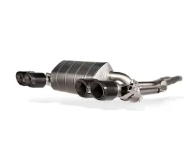 Akrapovic Titanium Slip-On Exhaust System for BMW M2 Coupe G87 2023-2024 with Carbon Tailpipes