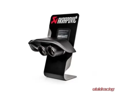 Akrapovic Counter Display with Sample Tail Pipe Set and High Gloss Carbon Diffuser - P-CM-CDC/1