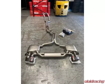 Akrapovic Titanium Evolution Line Catback with Link Pipes Audi RS6 Avant | Audi RS7 C8 2019-2025 - S-AU/TI/15H-LP