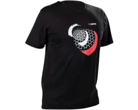 Akrapovic 3XL Mens Black Mesh Lifestyle T-Shirt