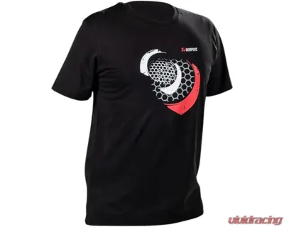 Akrapovic 3XL Mens Black Mesh Lifestyle T-Shirt - 801757