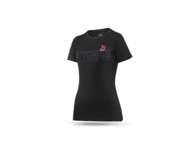 Akrapovic 2XL Black Womens Corpo T-Shirt