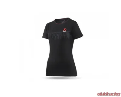 Akrapovic Large Black Womens Corpo T-Shirt - 802051