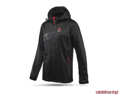 Akrapovic 2XL Black Mens Corpo Softshell Jacket - 802085