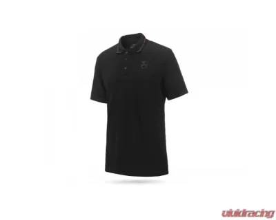 Akrapovic Medium Black Mens Corpo Polo - 802132