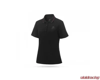 Akrapovic 2XL Black Womens Corpo Polo - 802142