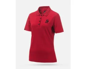 Akrapovic Small Red Womens Corpo Polo
