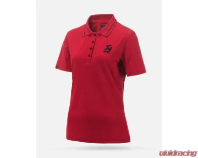 Akrapovic Small Red Womens Corpo Polo - 802151