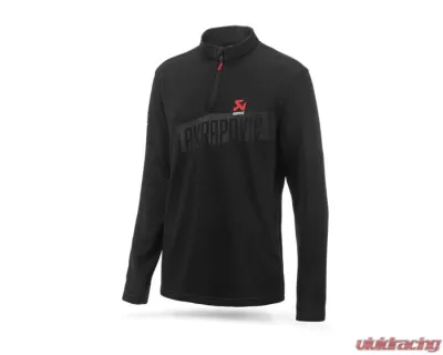 Akrapovic Medium Black Mens Corpo Turtleneck Zip - 802210