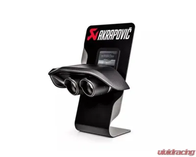 Akrapovic Counter Display with Sample Tail Pipe Sets BMW M3 | M4 - P-CM-CDC/2