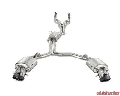 Akrapovic Titanium Evolution Line Cat Back with Carbon Tips Audi RS6 Avant C7 2014-2017 - S-AU/TI/3H