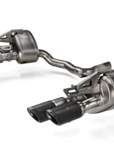 Akrapovic Slip-On Line (Titanium) w/ Carbon Tips: Requires V6 or V8 fit kit Porsche Panamera 976 2024+                                     - S-PO/T/5H - Image 2