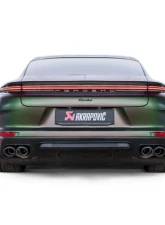 Akrapovic Slip-On Line (Titanium) w/ Carbon Tips: Requires V6 or V8 fit kit Porsche Panamera 976 2024+                                     - S-PO/T/5H - Image 2