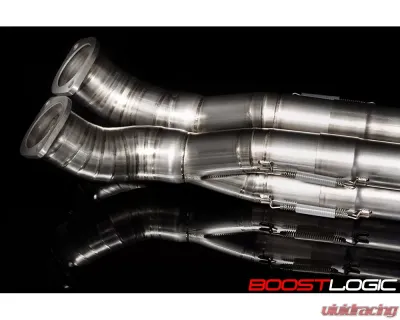 Boost Logic Formula Series Quadzilla Titanium Midpipe Nissan GT-R R35 2009+ - BL 02010909