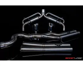 Boost Logic RS3 Titanium Exhaust w/ Valves Audi RS3 8V 2015+
