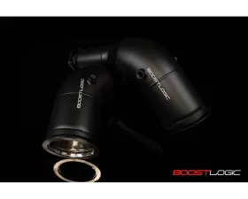 Boost Logic Black Downpipes Audi RS6 Avant C8 2019-2025