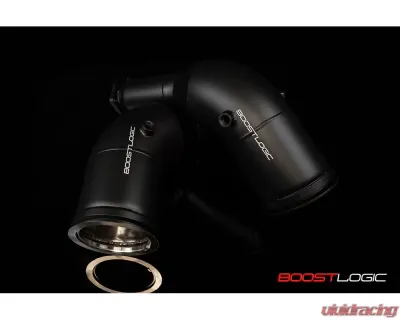 Boost Logic Black Downpipes Audi RS6 Avant C8 2019-2025 - BL 11030409