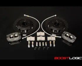 Boost Logic Lightweight Drag Racing Rear Brake Kit Nissan R35 GTR 2009+