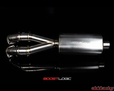 Boost Logic 4" Exhaust Resonated Midpipe Nissan GTR - BL 02010613