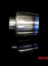 Boost Logic R35 F16 Titanium Exhaust Tip Set Burnt Blue Nissan R35 GTR 2009+                                     - BL 02010908-Blued - Image 2