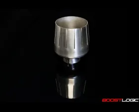 Boost Logic R35 F16 Titanium Exhaust Tip Set Raw Nissan R35 GTR 2009+