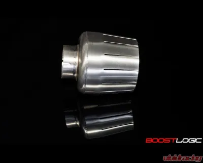 Boost Logic R35 F16 Titanium Exhaust Tip Set Raw Nissan R35 GTR 2009+ - BL 02010908