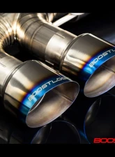 Boost Logic R35 4" Titanium Exhaust Valved Version Nissan R35 GTR 2009+                                     - BL 02010910-Blue-BL 02010910-V - Image 6