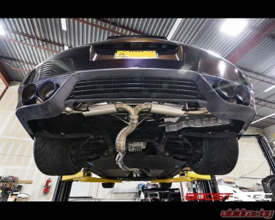 Boost Logic R35 4" Titanium Exhaust Valved Version Nissan R35 GTR 2009+ - BL 02010910-Blue-BL 02010910-V