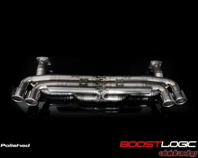 Boost Logic Formula Series Titanium Exhaust Valved Porsche 991 Turbo 2013 - BL 04030901-V