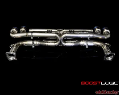 Boost Logic Formula Series Titanium Exhaust Non-Valved Porsche 991 Turbo 2013 - BL 04030901