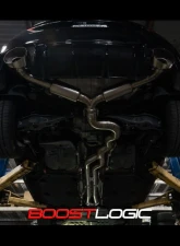 Boost Logic TTRS Titanium Exhaust Non-Valved Audi TTRS                                     - BL 11040109 - Image 3