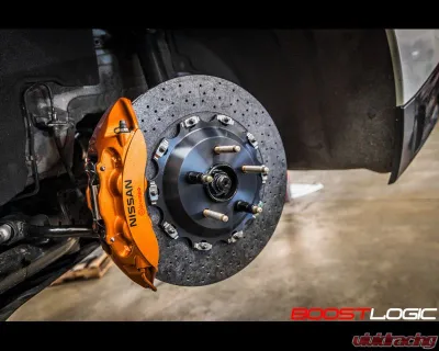 Boost Logic R35 GTR Carbon Ceramic Brake Street/Strip Kit With Endless MX72 Pads Nissan GTR R35 DBA 2012+ - BL-CC-BK-SS-CBA-Endless-Front-Pads-BL-CC-BK-SS-2012+