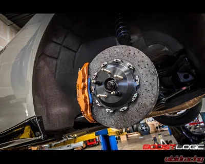 Boost Logic R35 GTR Carbon Ceramic Brake Street/Strip Kit With Endless MX72 Pads Nissan GTR R35 DBA 2012+ - BL-CC-BK-SS-CBA-Endless-Front-Pads-BL-CC-BK-SS-2012+