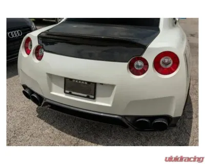 Boost Logic Magnum Exhaust (Valved/Blue Burnt Tips) Nissan GT-R 2009+ - BL 02010910-45-Valved