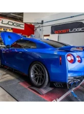 Boost Logic Magnum Exhaust (Valved/Blue Burnt Tips) Nissan GT-R 2009+                                     - BL 02010910-45-Valved - Image 3