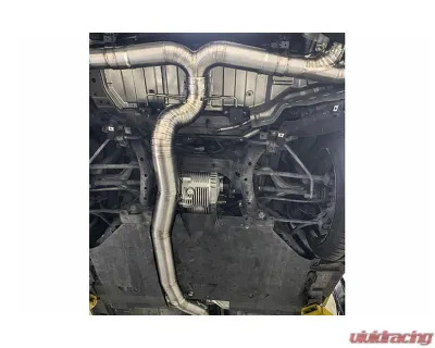 Boost Logic Magnum Exhaust (Valved/Blue Burnt Tips) Nissan GT-R 2009+ - BL 02010910-45-Valved