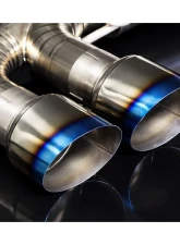 Boost Logic Magnum Exhaust (Valved/Blue Burnt Tips) Nissan GT-R 2009+                                     - BL 02010910-45-Valved - Image 5