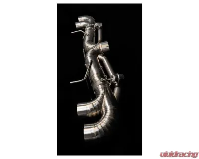 Boost Logic Magnum Exhaust (Valved/Blue Burnt Tips) Nissan GT-R 2009+ - BL 02010910-45-Valved